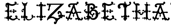 Elizabethan Initials TFB font preview